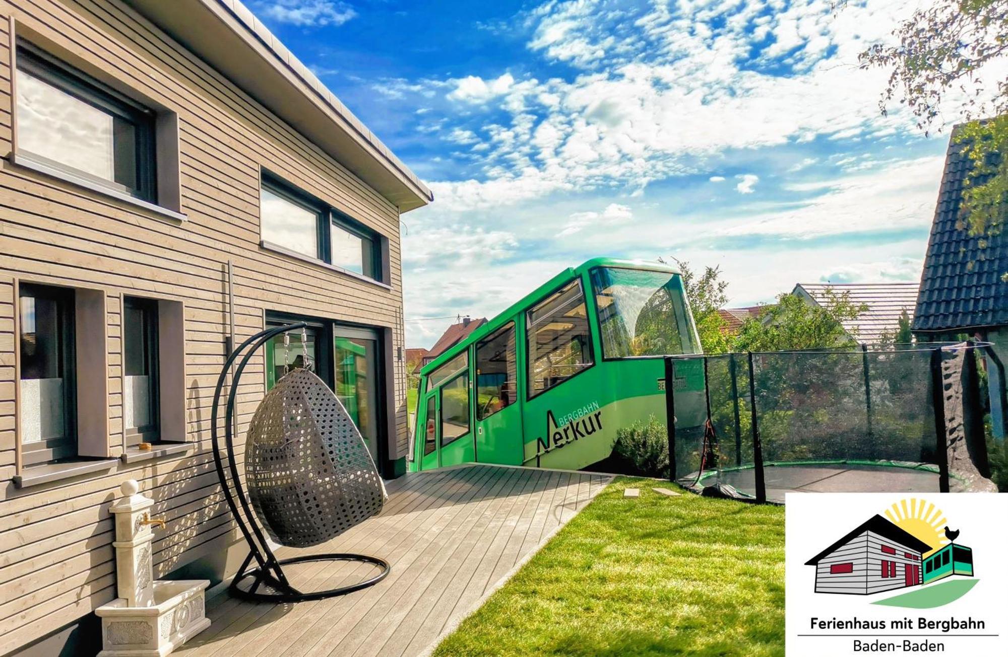 Vila Exklusives Holzhaus Mit Bergbahn - Baden-Baden Im Schwarzwald Exteriér fotografie