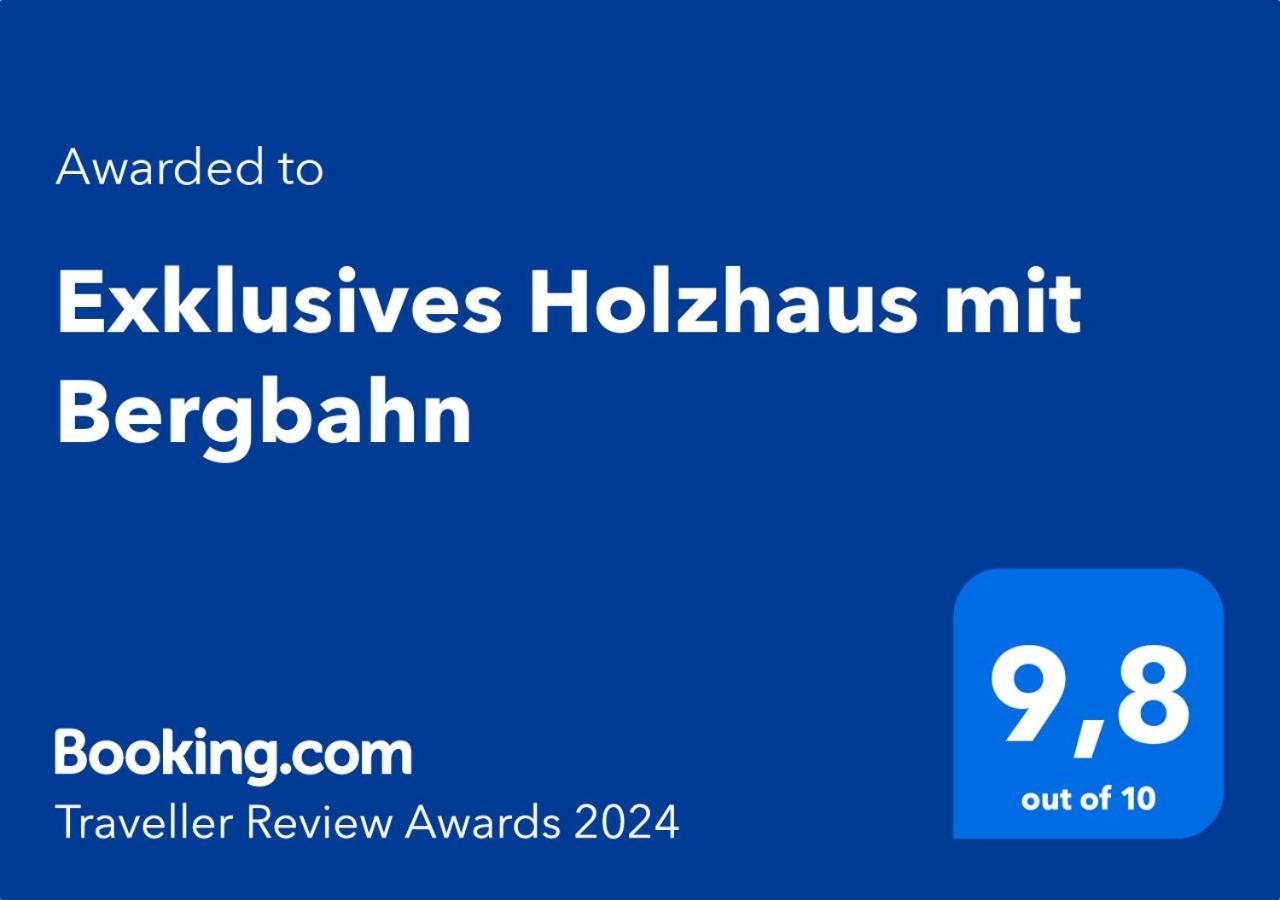 Vila Exklusives Holzhaus Mit Bergbahn - Baden-Baden Im Schwarzwald Exteriér fotografie
